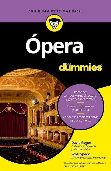 OPERA PARA DUMMIES | 9788432904165 | SCOTT SPECK & DAVID POGUE