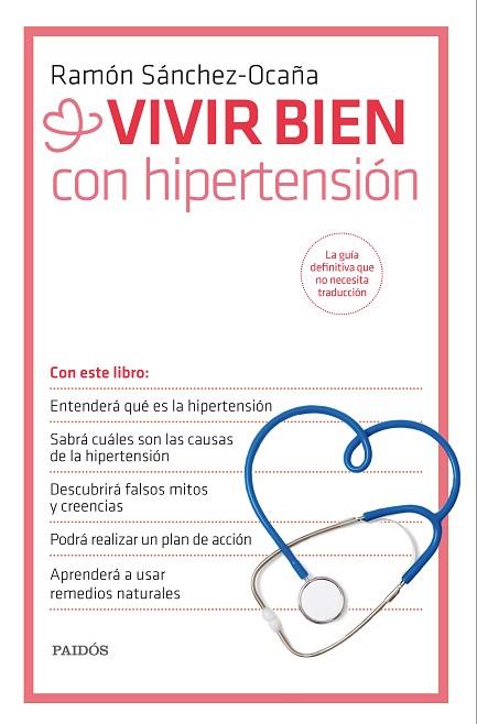 VIVIR BIEN CON HIPERTENSION | 9788449330995 | SANCHEZ-OCAÑA, RAMON