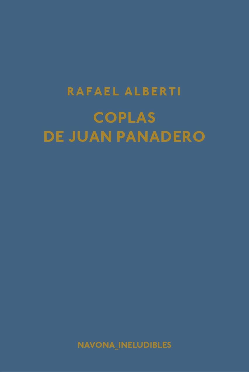 COPLAS DE JUAN PANADERO | 9788417181864 | RAFAEL ALBERTI