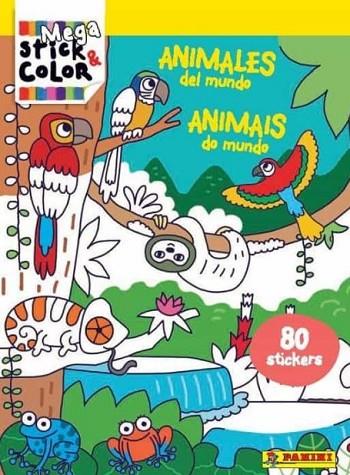 MEGA STICK & COLOR ANIMALES DEL MUNDO | 9788427871700 | VVAA