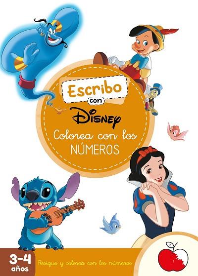 Aprendo con Disney Colorea con los numeros | 9788419487230 | Disney