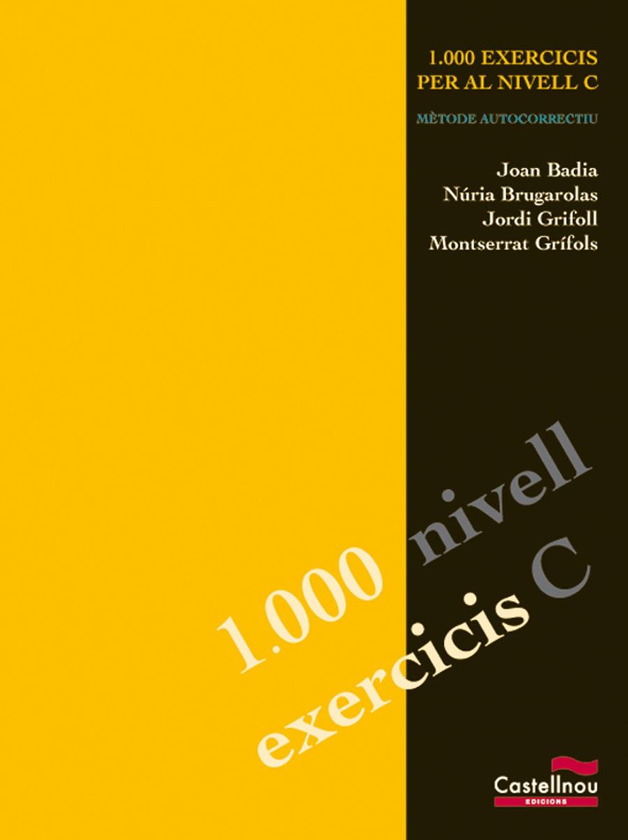 1000 EXERCICIS PER AL NIVELL C | 9788482876801 | JOAN BADIA