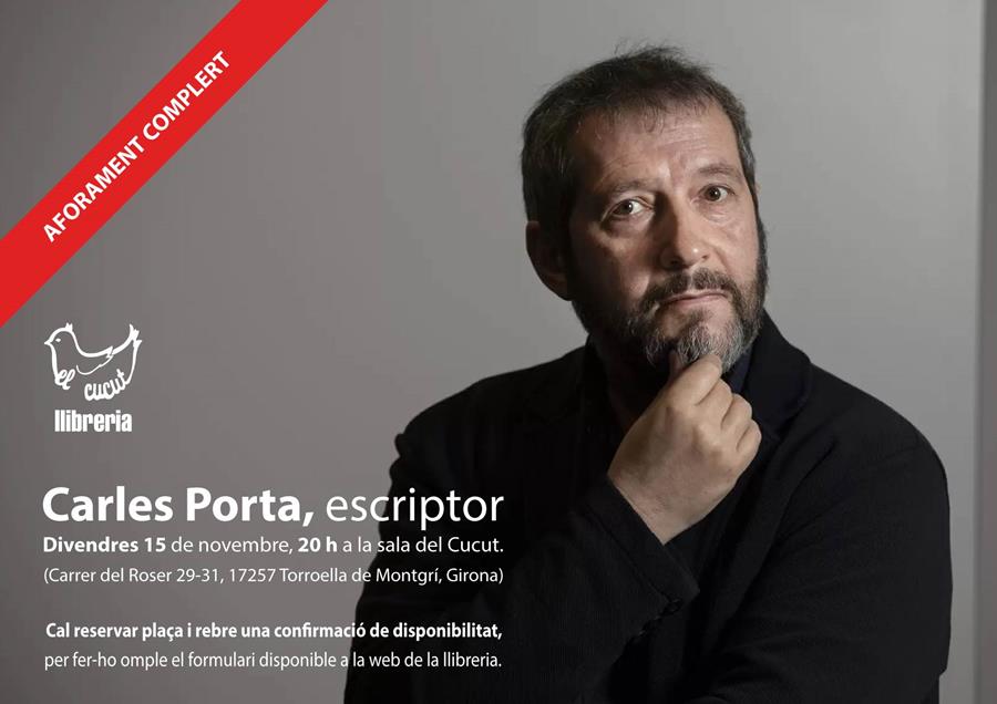 Carles Porta, escriptor, a la Llibreria El Cucut. - 