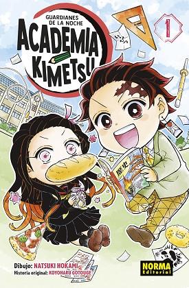 GUARDIANES DE LA NOCHE ACADEMIA KIMETSU 01 | 9788467969160 | KOYOHARU GOTOUGE