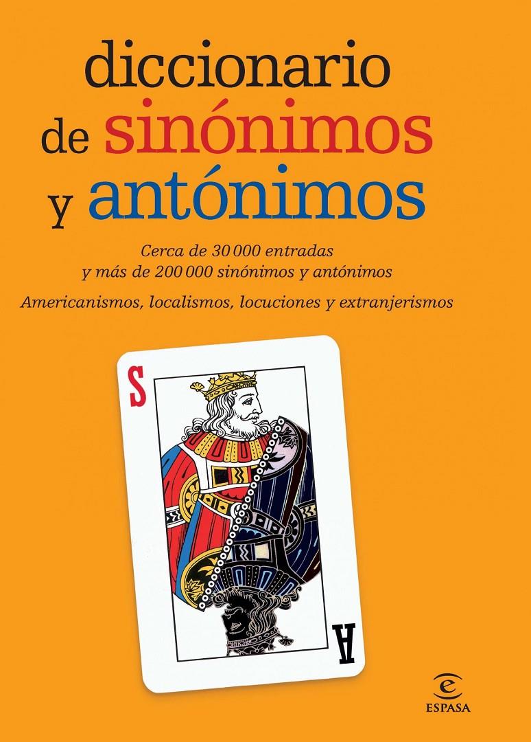 DICCIONARIO DE SINONIMOS Y ANTONIMOS | 9788467007510 | VVAA