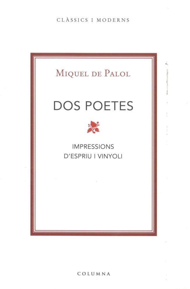 DOS POETES | 9788466407571 | PALOL, MIQUEL DE