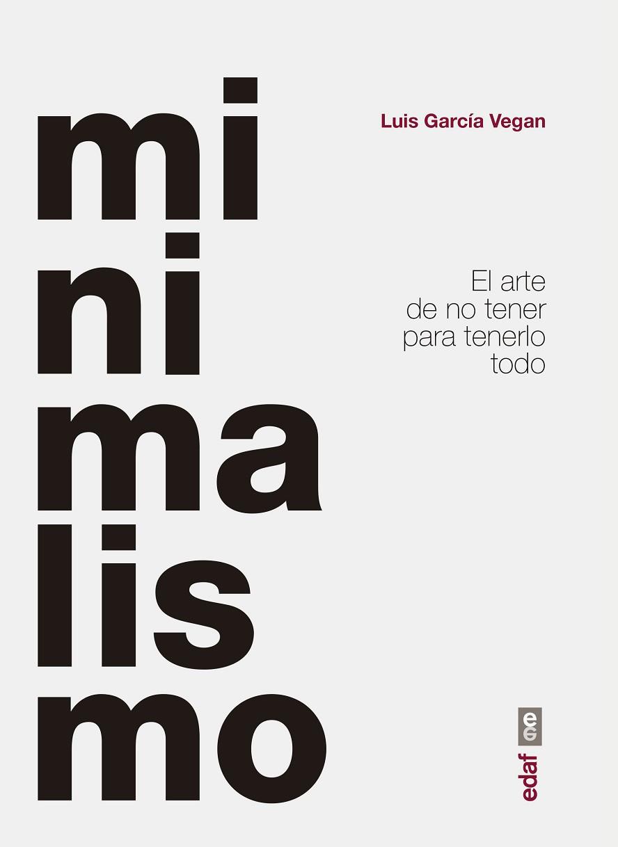 MINIMALISMO | 9788441440821 | LUIS GARCÍA VEGAN