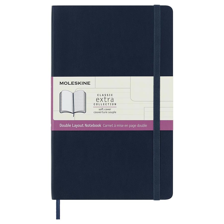 LLIBRETA LLIS & HORITZONTAL LARGE BLAVA | 8056420852998 | MOLESKINE