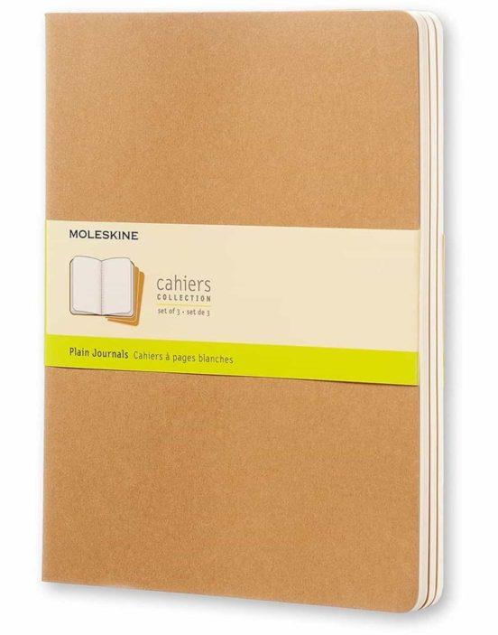 SET DE 3 LLIBRETES LLISES XL MARRO | 9788883705069 | MOLESKINE