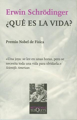 QUE ES LA VIDA ? | 9788472236073 | SCHRODINGER, ERWIN