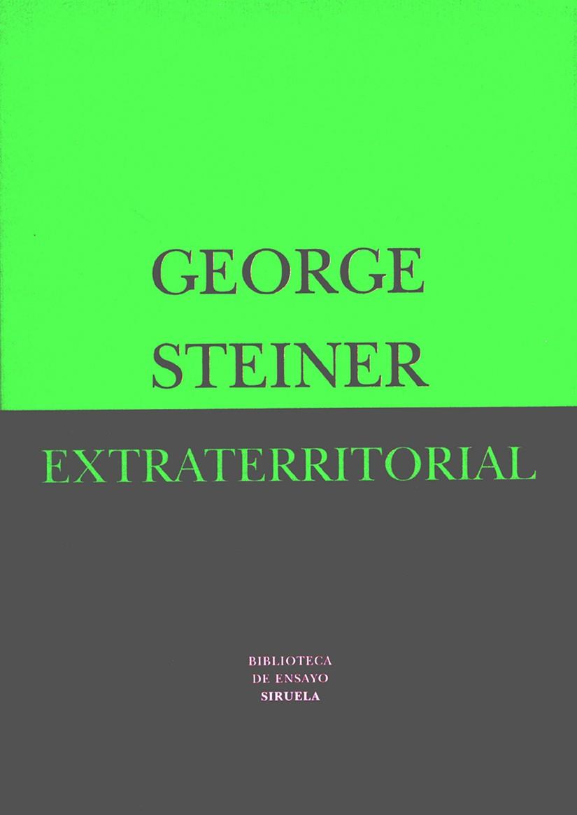 EXTRATERRITORIAL | 9788478446247 | STEINER, GEORGE