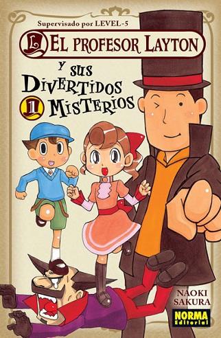 EL PROFESOR LAYTON Y SUS DIVERTIDOS MISTERIOS 1 | 9788467911862 | NAOKI SAKURA