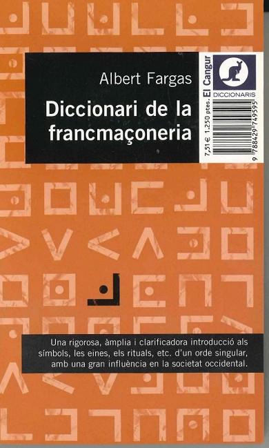 DICCIONARI DE FRANCMAÇONERIA | 9788429749595 | FARGAS, ALBERT