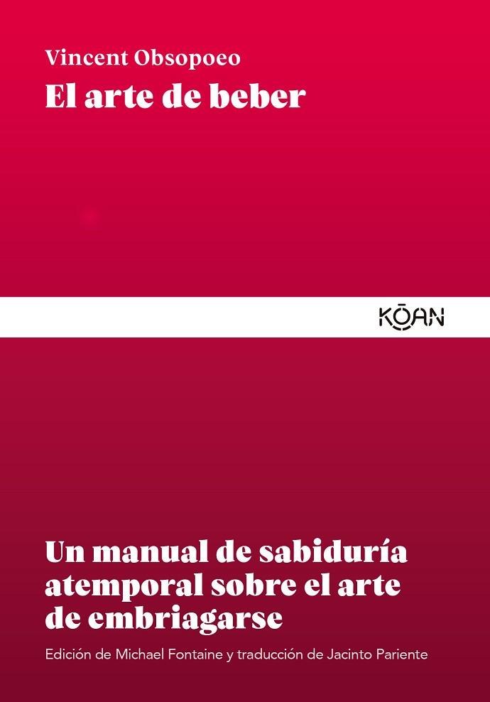 El arte de beber | 9788418223402 | VICENT OBSOPOEO