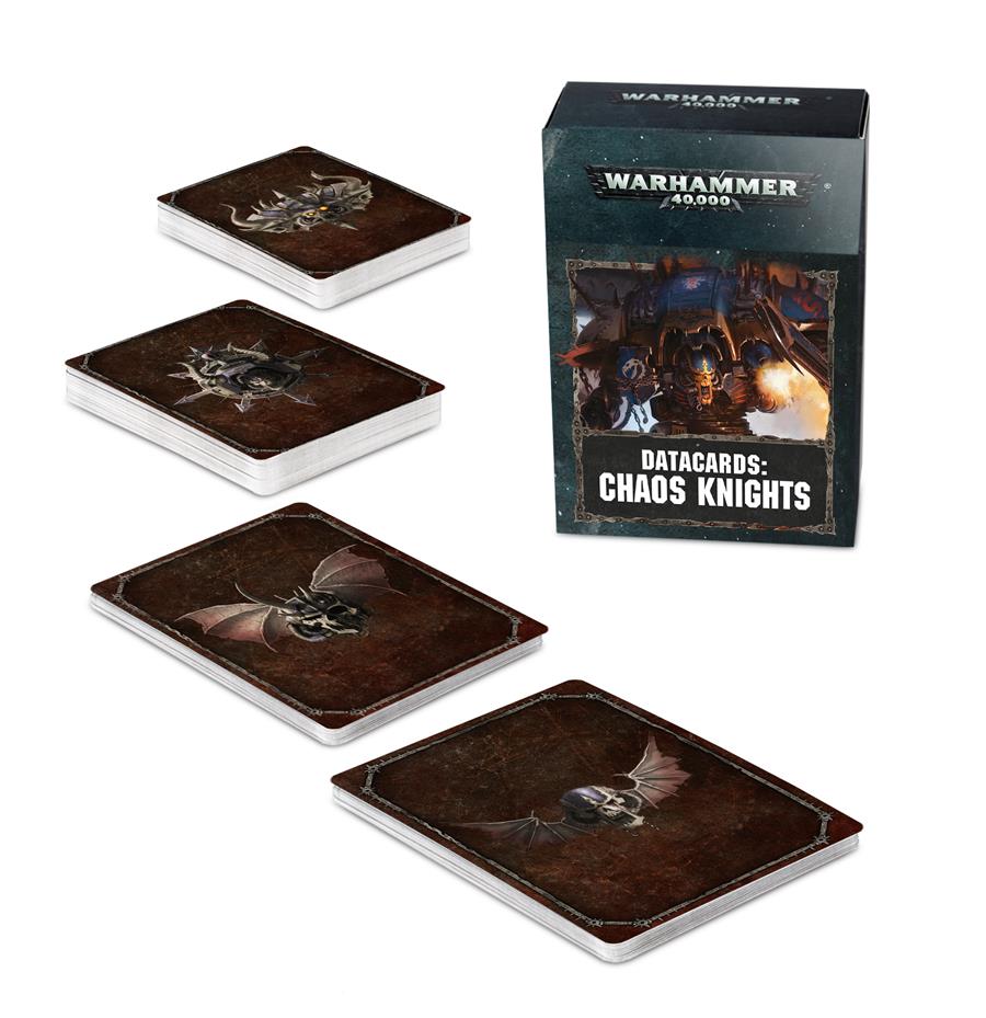 DATACARDS: CHAOS KNIGHTS (ENGLISH) | 5011921122172 | GAMES WORKSHOP