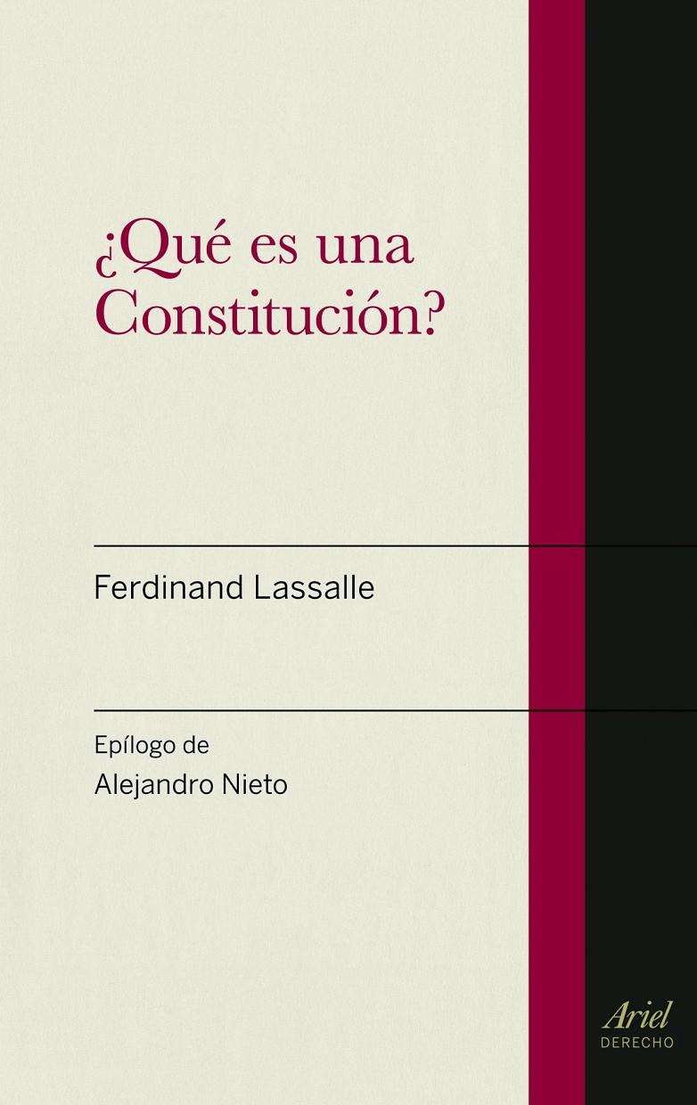 QUE ES UNA CONSTITUCUION? | 9788434470606 | LASSALLE, FERDINAND