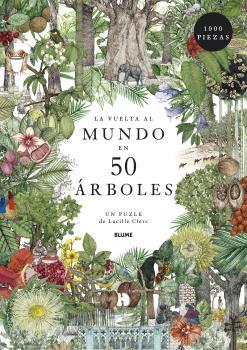 VUELTA AL MUNDO EN 50 ARBOLES  PUZLE | 9788419094193 | JONATHAN DRORI & LUCILLE CLERC