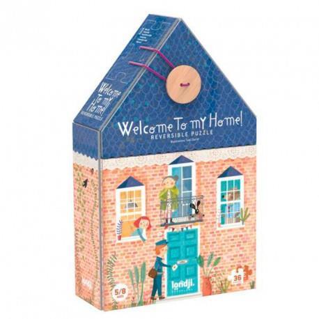 WELCOME TO MY HOME! REVERSIBLE PUZZLE | 8436580424417 | TXELL DARNE