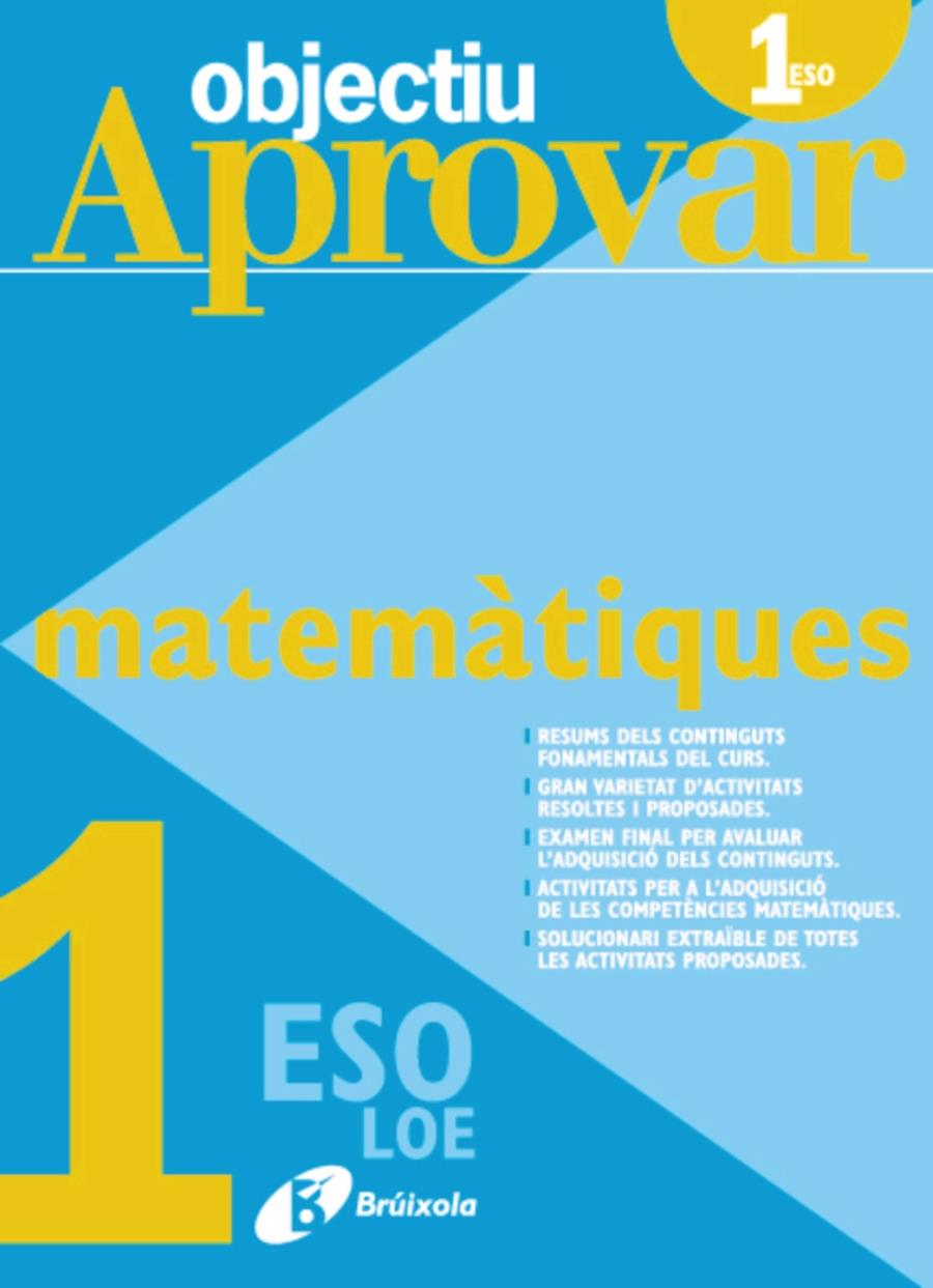 MATEMATIQUES 1 ESO | 9788499060132 | FERNÁNDEZ-CANO LÓPEZ, JOSÉ ÁNGEL/ARCE LLACH, FERNANDO/ROIG COMPANY, ALBERT