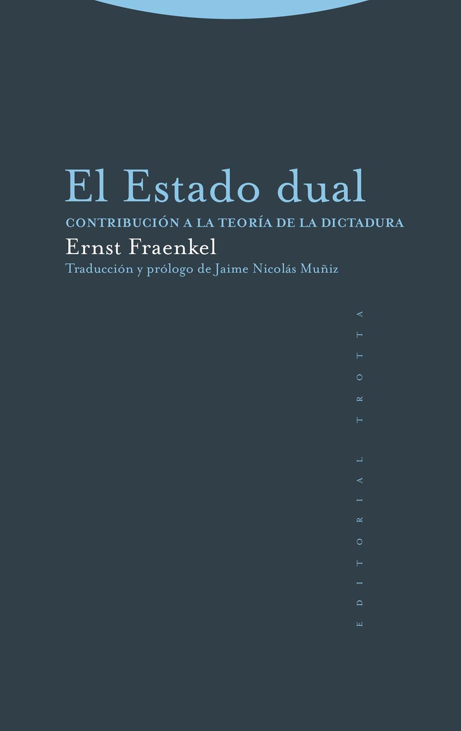 El Estado dual | 9788413640617 | ERNST FRAENKEL