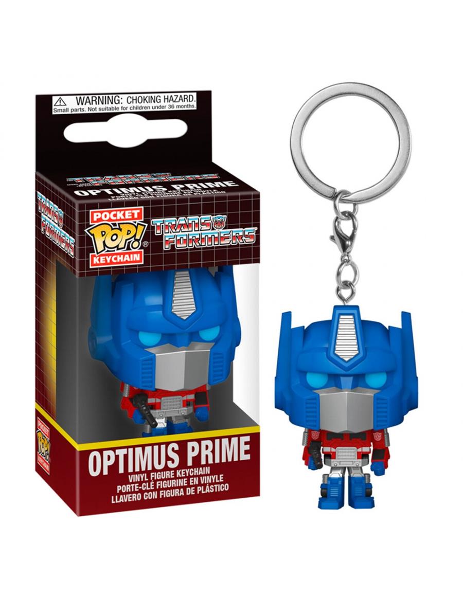 TRANSFORMERS OPTIMUS PRIME LLAVERO CON FIGURA DE PLASTICO | 889698521543 | POKET POP KEYCHAIN