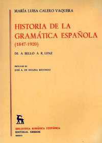 HISTORIA DE LA GRAMATICA ESPAÑOLA | 9788424910402 | CALERO VAQUERA, MARIA LUISA