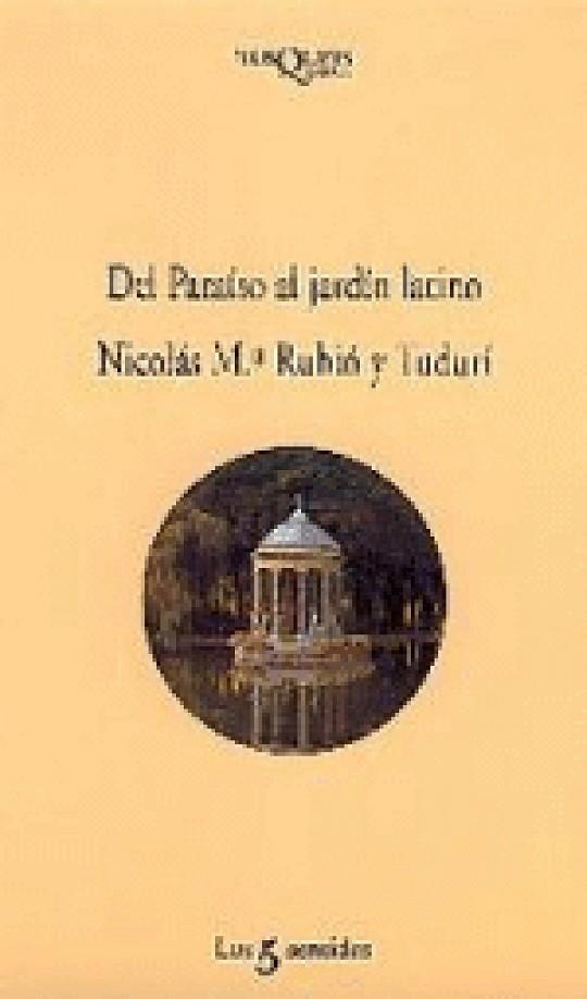 DEL PARAISO AL JARDIN LATINO (LOS 5 SENTIDOS) | 9788472238084 | RUBIO Y TUDURI, NICOLAS