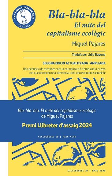 Bla bla bla El mite del capitalisme ecologic | 9788419206107 | MIGUEL PAJARES