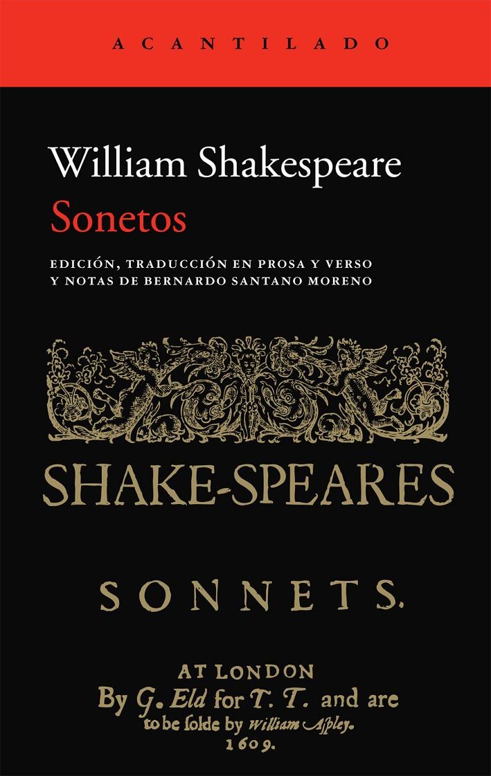 SONETOS | 9788415689324 | WILLIAM SHAKESPEARE