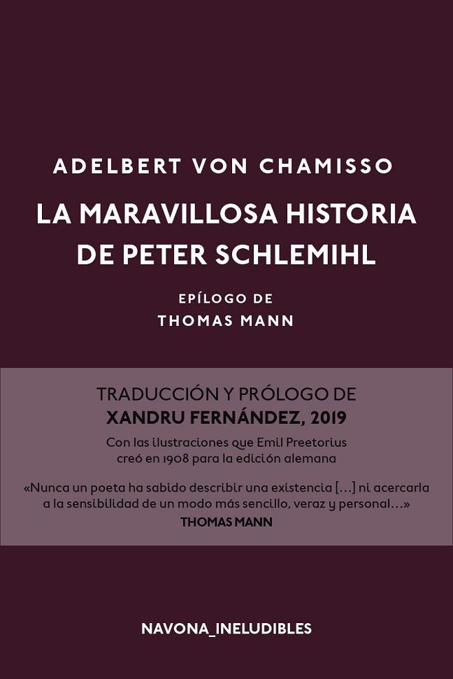 La maravillosa historia de Peter Schlemihl | 9788417181826 | Adelbert von Chamisso