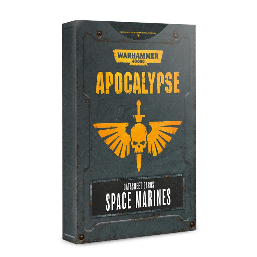 APOCALYPSE DATASHEETS: SPACE MARINES ENG | 5011921125463 | GAMES WORKSHOP