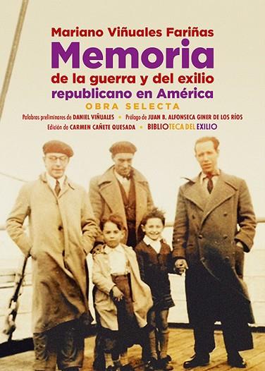 Memoria de la guerra y del exilio republicano en America | 9788419791757 | MARIANO VIñUALES FARIñA