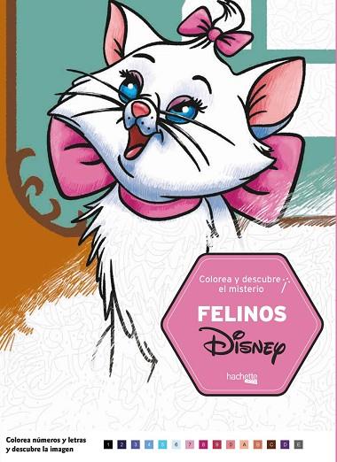 COLOREA Y DESCUBRE EL MISTERIO FELINOS DISNEY | 9788417586041 | VVAA