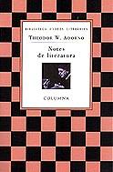 NOTES DE LITERATURA | 9788466400213 | ADORNO, THEODOR W.