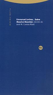 SOBRE MAURICE BLANCHOT | 9788481644043 | LEVINAS, EMMANUEL