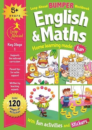 Leap Ahead Bumper Workbook English & Maths 5+ YEARS | 9781789054552 | VVAA