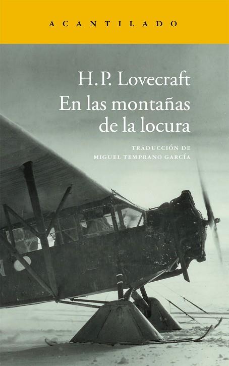 EN LAS MONTAÑAS DE LA LOCURA | 9788416011001 | LOVECRAFT, HOWARD PHILLIPS