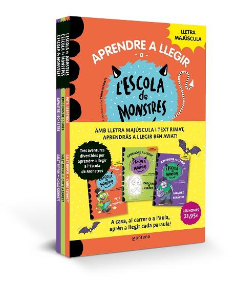 Aprendre a llegir a l'Escola de Monstres Pack amb els llibres 07 08 09 | 9788410298699 | Sally Rippin