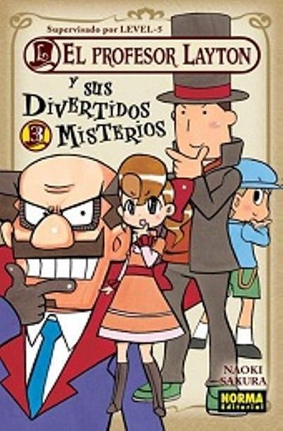 EL PROFESOR LAYTON Y SUS DIVERTIDOS MISTERIOS 3 | 9788467912869 | NAOKI SAKURA