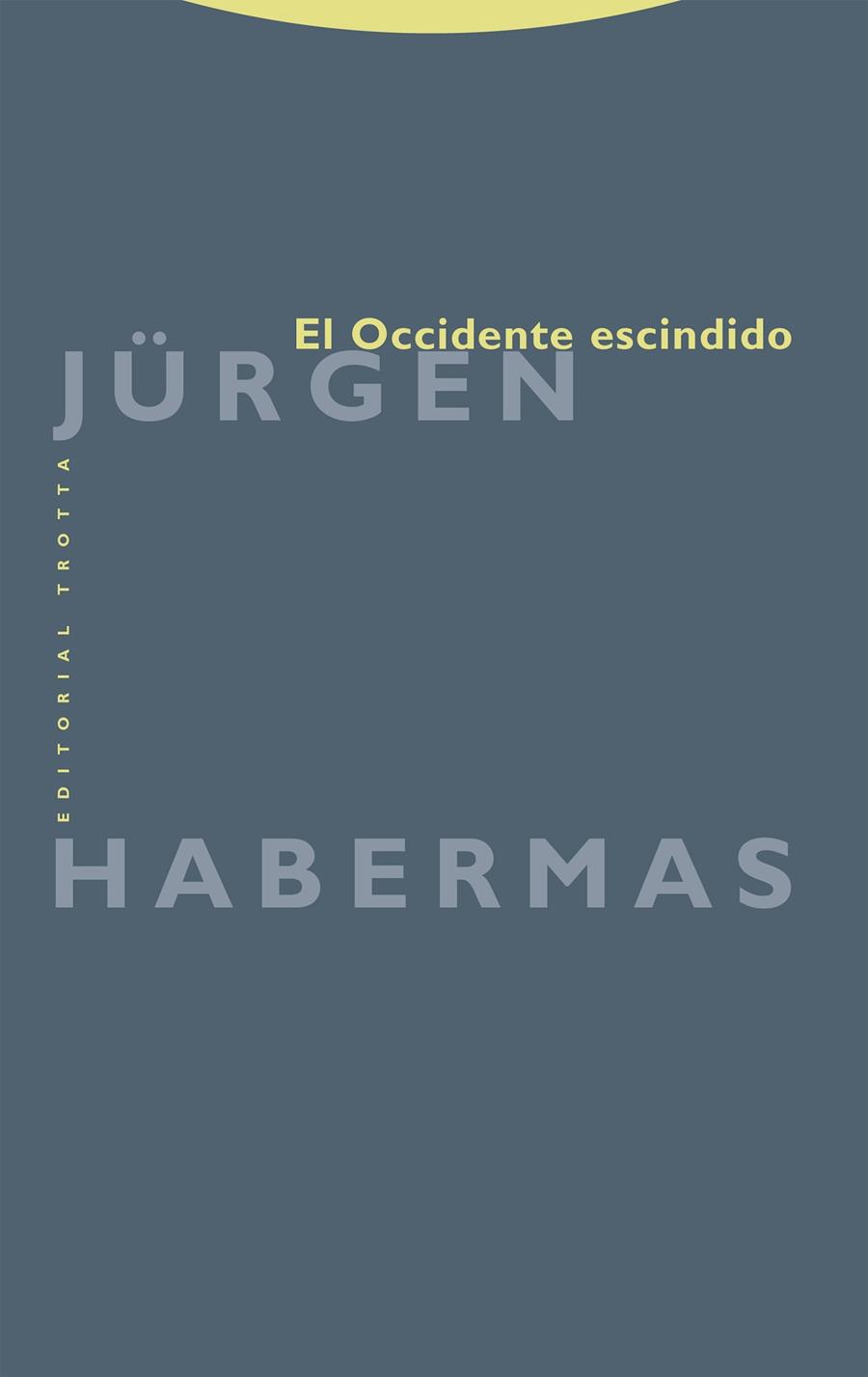 EL OCCIDENTE ESCINDIDO | 9788481648232 | JURGEN HABERMAS