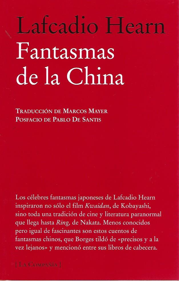 FANTASMAS DE LA CHINA | 9788483930786 | HEARN, LAFCADIO