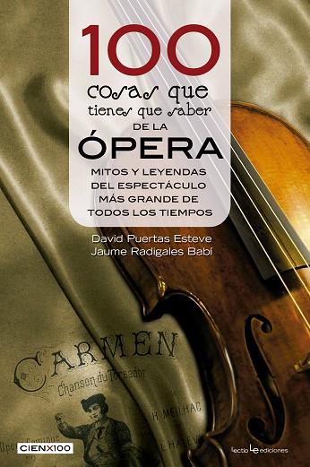 100 COSAS QUE TIENES QUE SABER DE LA OPERA | 9788416012633 | RADIGALES BABI, JAUME & PUERTAS ESTEVE, DAVID