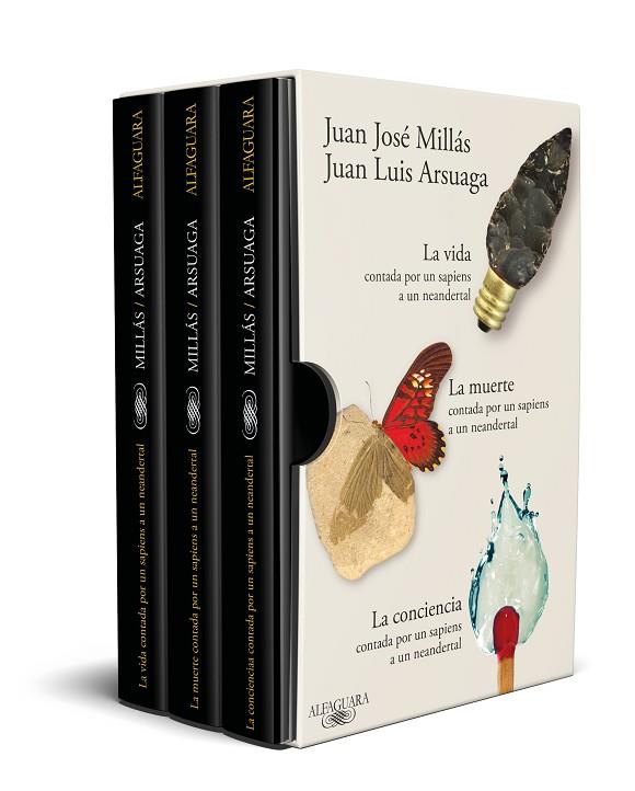 ESTUCHE LA VIDA LA MUERTE Y LA CONCIENCIA CONTADAS POR UN SAPIENS A UN NEANDERTAL | 9788410299252 | JUAN JOSE MILLAS & JUAN LUIS ARSUAGA