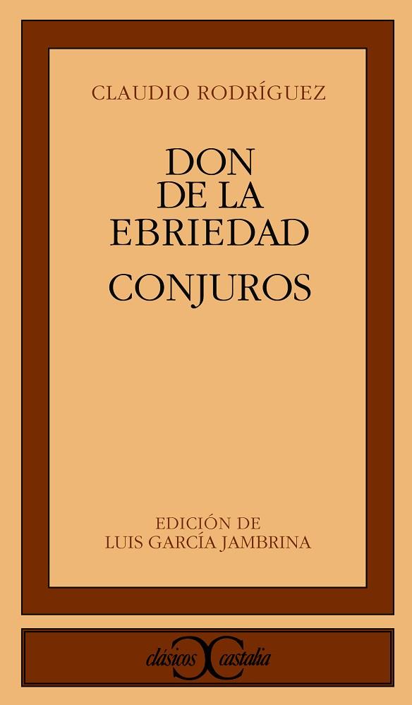 DON DE LA EBRIEDAD CONJUROS (CC 239) | 9788470397912 | RODRIGUEZ, CLAUDIO