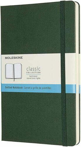 LLIBRETA TAPA DURA DOTTED LARGE VERD | 8058647629094 | MOLESKINE