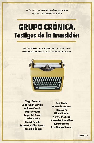 Grupo Cronica Testigos de la Transicion | 9788423437443 | Jose Julian Barriga Bravo