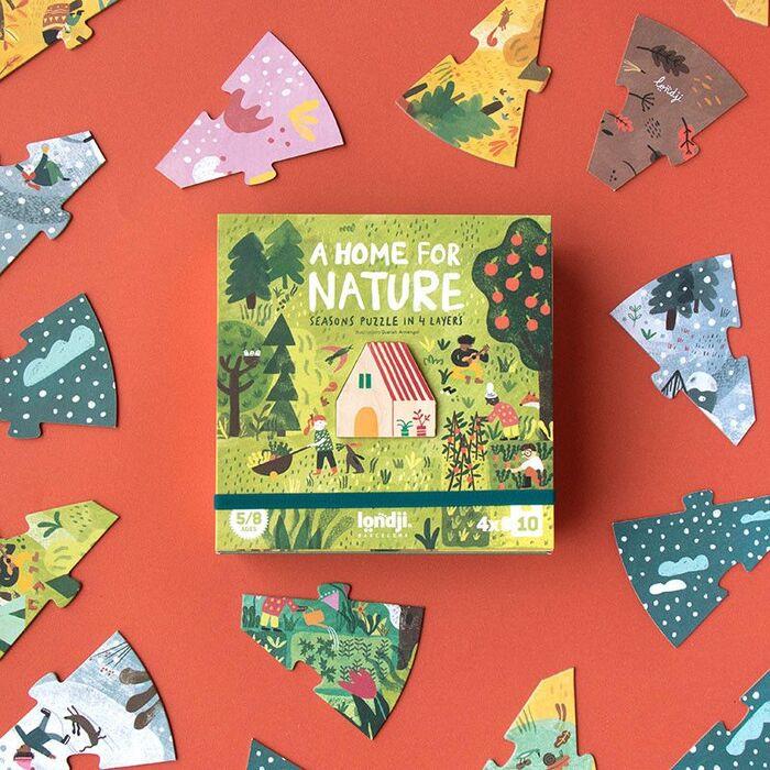 A HOME FOR NATURE 4 SEASONS PUZZLE | 8436580426350 | LONJI & QUERALT ARMENGON