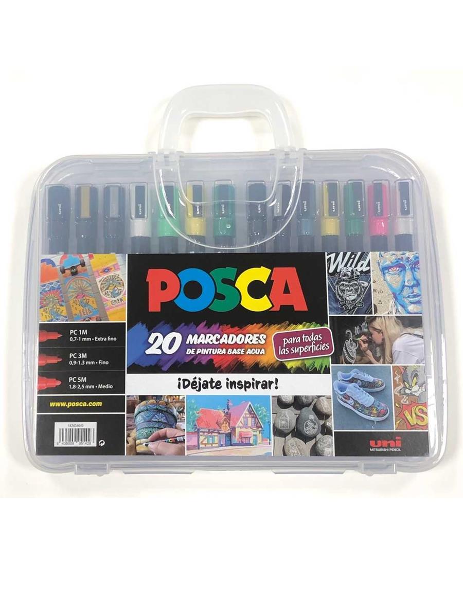 MALETI POSCA 20 UNITATS VARIADES | 8435009951428 | POESCA