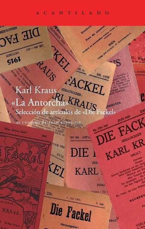 ANTORCHA, LA | 9788492649877 | Karl Kraus