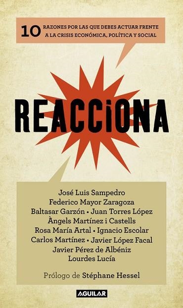 REACCIONA | 9788403102002 | JOSE LUIS SAMPEDRO & ALTRES